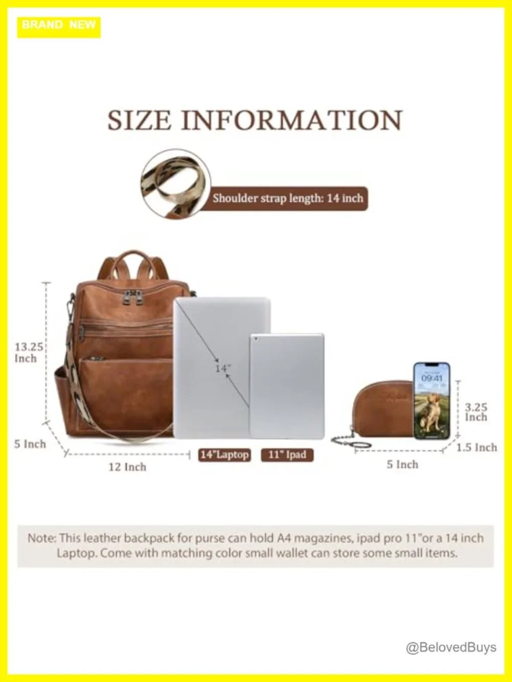 Faux Leather Backpack Purse for Women Convertible Anti-Theft Travel Work
